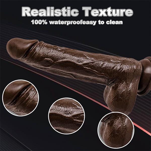 Heating Thrusting Realistic Dildo Vibrator Wireless Remote Layer Silicone Super Big Penis Dildos Sex Toys For Women