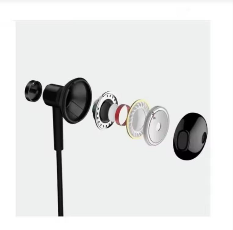 2025 Xiaomi 3.5MM In-Ear Earphone Dual Units Stereo Earbuds Wired Headset Portable Sports Headphones For Samsung Xiaomi Smartphone