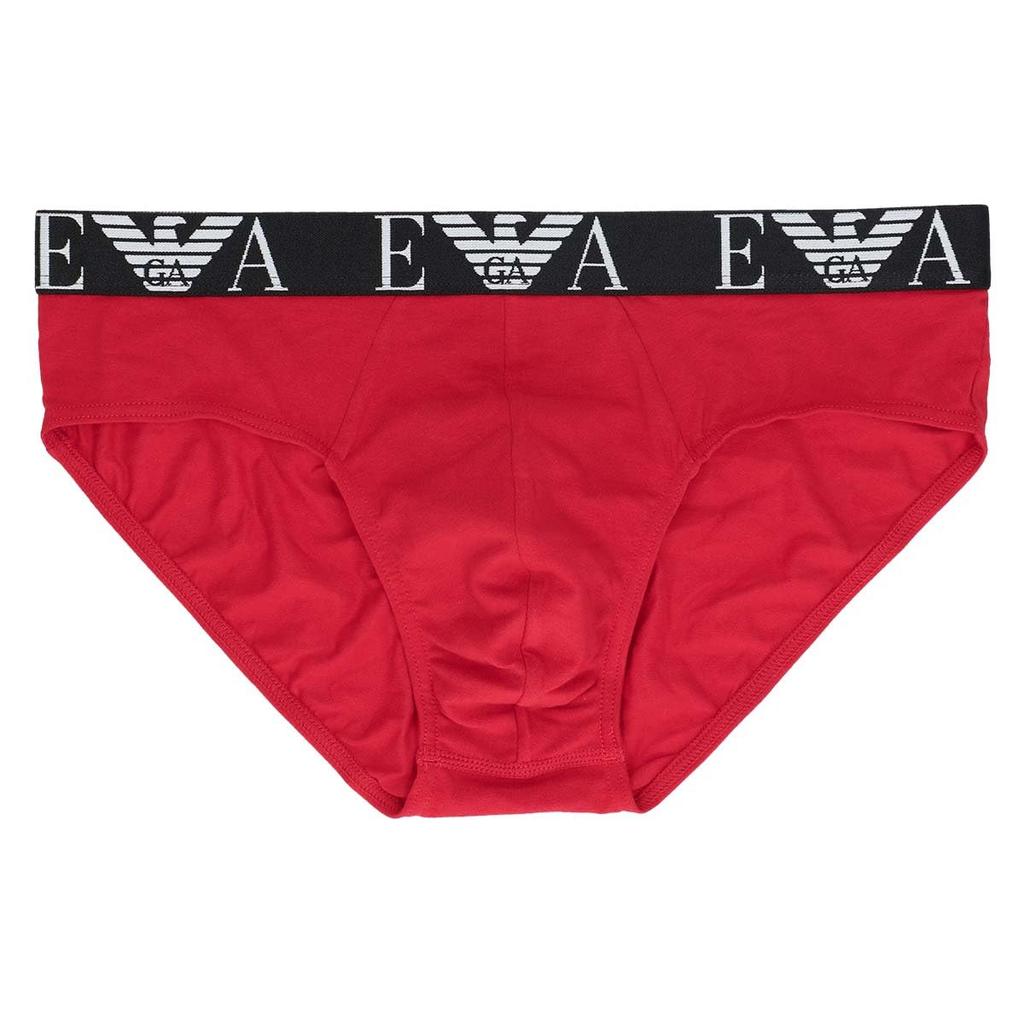 Emporio Armani BOLD MONOGRAM 3-PACK BRIEF Underwear (Set of 3) - Men's Cotton Briefs, EU Size 54087154, Assorted Sizes (Parallel Import)