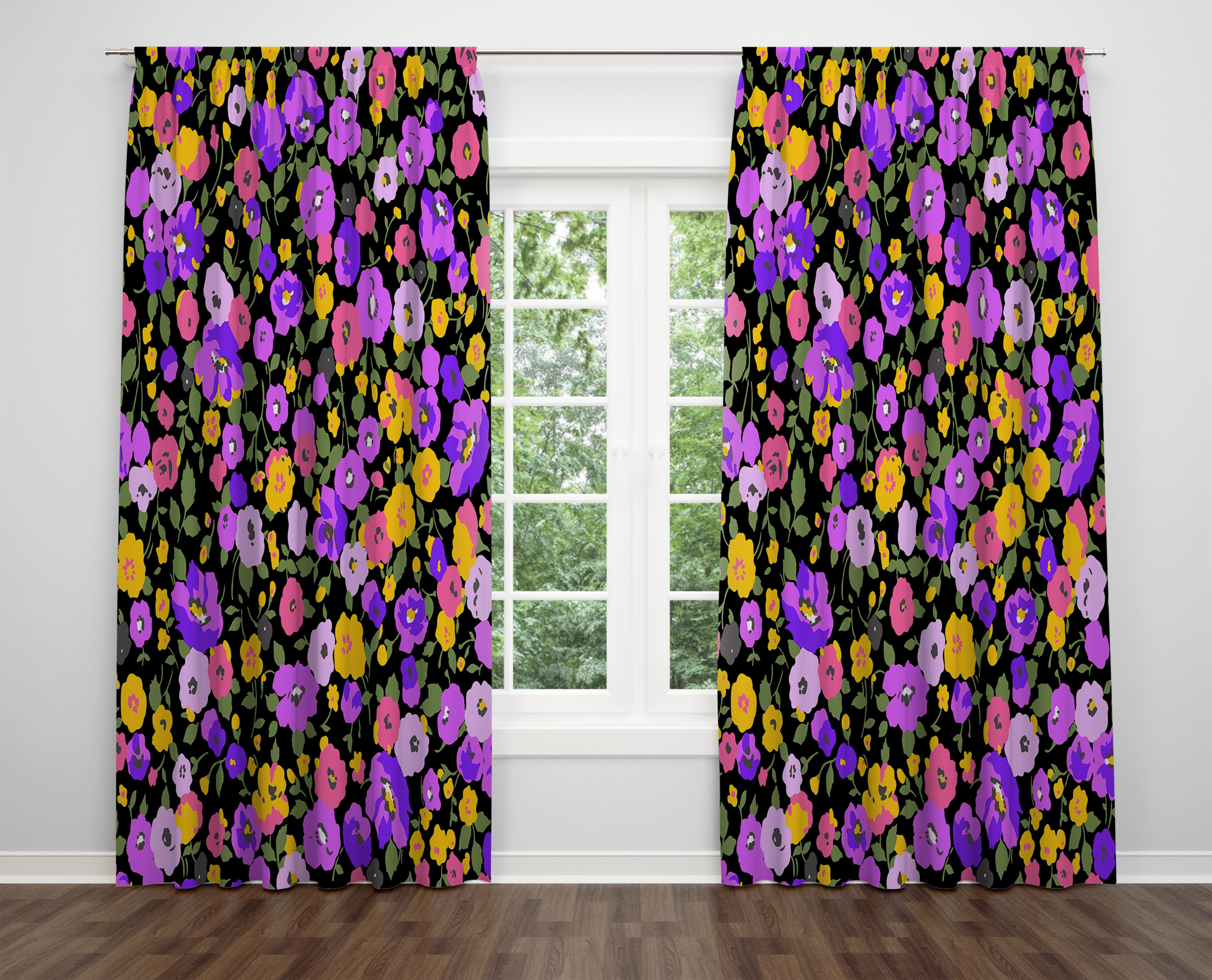 

Декоративний дизайн, високоякісна бавовняна тканина, ви можете вибрати одну або подвійну фіранку з крила 1 piece різнокольоровий