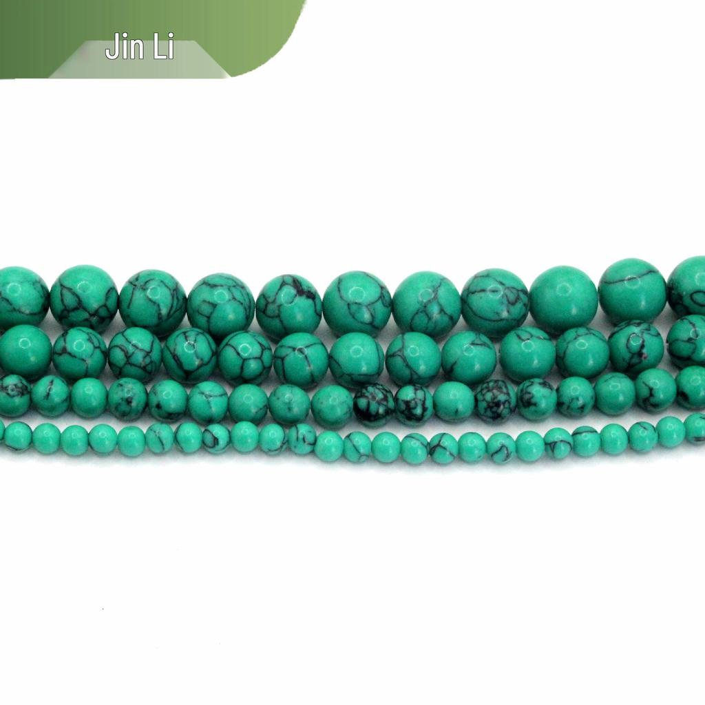 Natural Stone Round Beads for DIY Jewelry Making - Bracelet Components