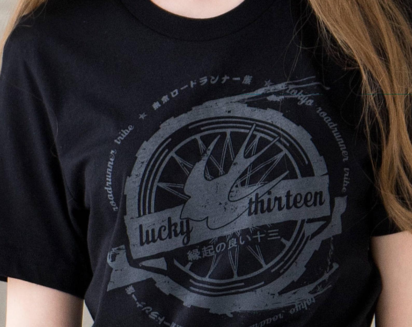Tokyo Roadrunner Lucky Thirteen T-Shirt – Retro Japanese Design M