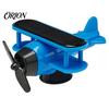 Vehicle Dashboard Decorations Solar Energy Rotating Plane, Creative Car Ornament Airplane with Light Sensor, Unique Automotive Interior Accessories