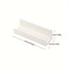 Self-Adhesive No-Drill Wall-Mounted Shelves - Adjustable Storage Rack, Durable Plastic Bathroom & Kitchen Organizer Space-Saving