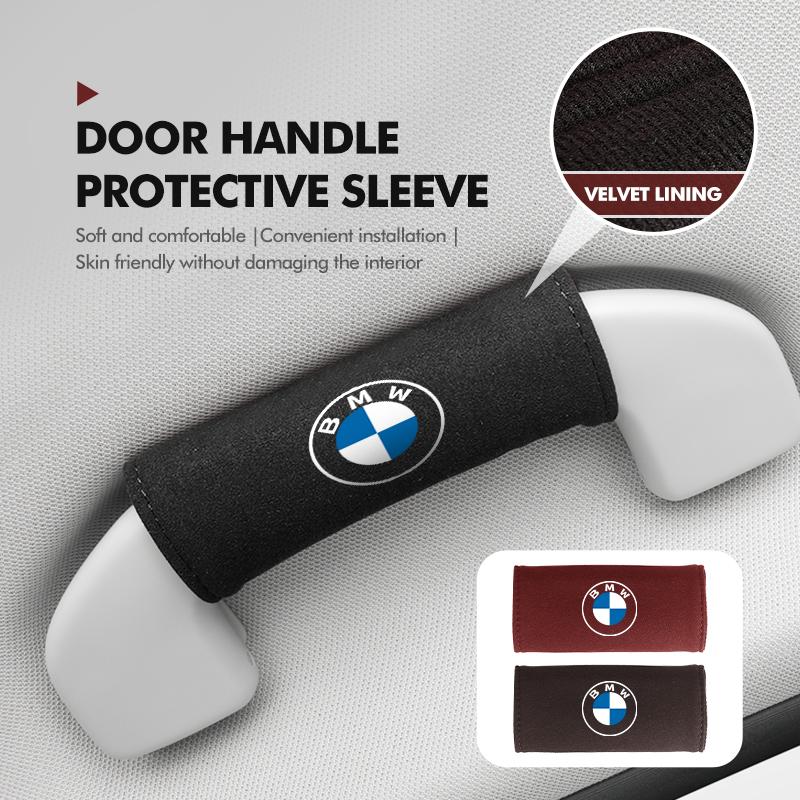Universal Car Door Pull Handle Anti-Wear Protection Cover For BMW E90 E60 E46 E39 F30 F10 E87 X3 X4 X5 X1 G30 G20