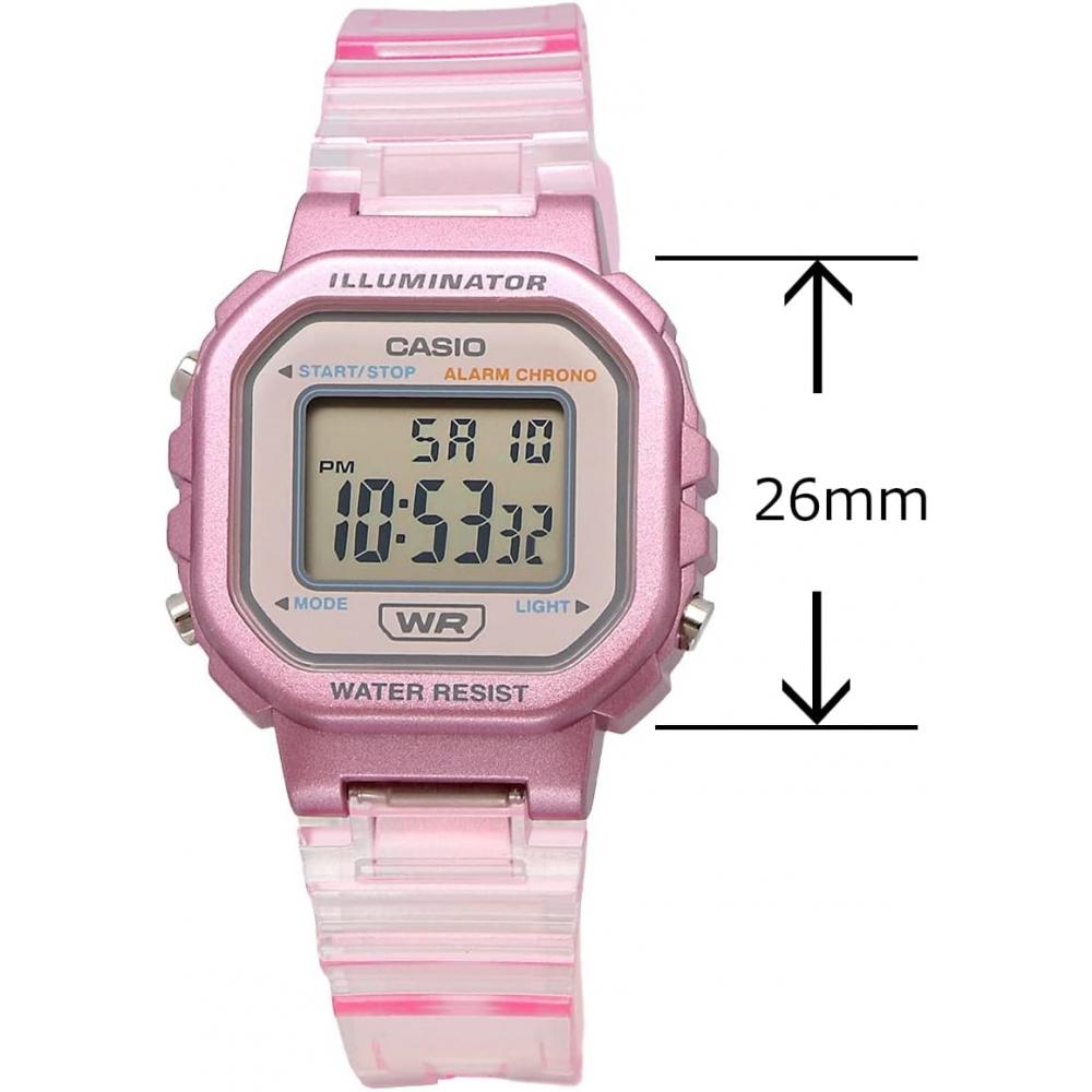 Casio Digital Watch Ladies Pink La 20whs 4a