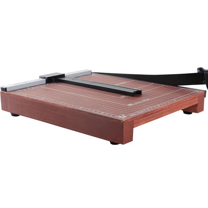 Deli 8004 Wooden Paper Cutter (300x250mm)