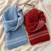 Korean Style Ladies Wool Scarf 160×22cm Winter Scarf Versatile Knitted Scarf