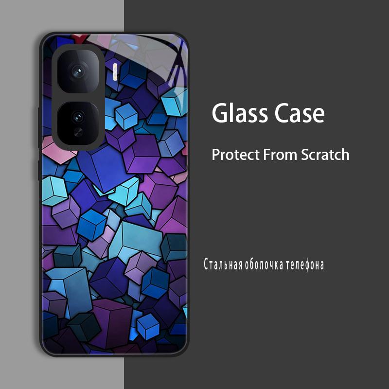 For Vivo IQOO Neo 10 Pro Neo10 Case Cover Tempered Glass Case Hard CoqueBumper For iQOO Z9 Turbo Z9S Pro Z9X Protect Case