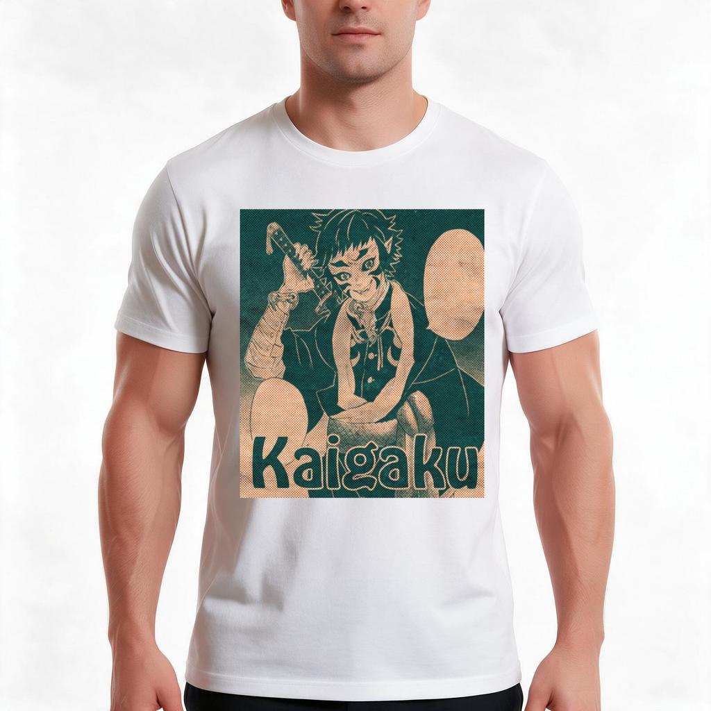 Minimalist Vintage Design Kaigaku Tshirt Summer Casual Cotton Tee Oversized Streetwear Tops Vintage Graphic Print