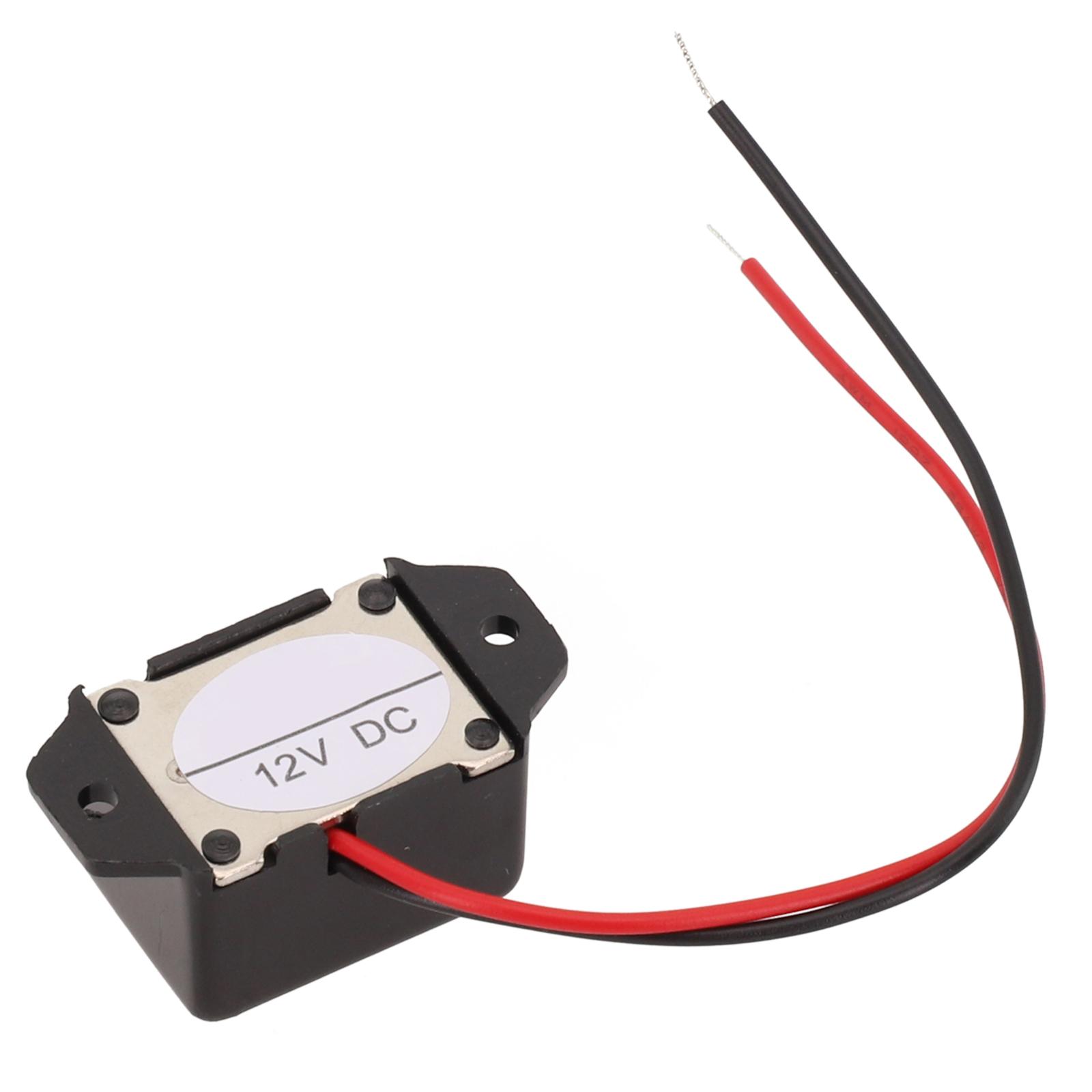 

DC 12V 75dB Siren Beeper Buzzer Sound Warning Alarm Adapter Cable Slim Invisible For Car Truck Vehicle Reversing Reminders
