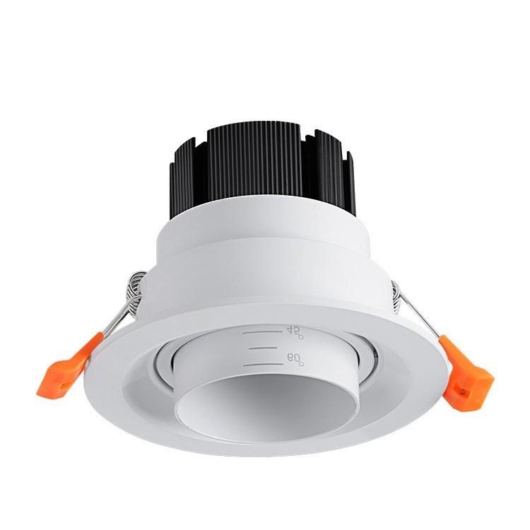 LED Zoomable Recessed Ceiling Spotlight with Gooseneck for Living Room