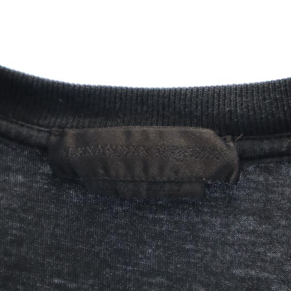 Alexander McQueen made in Italy Short sleeve T-shirt XS Black series Men's Used
