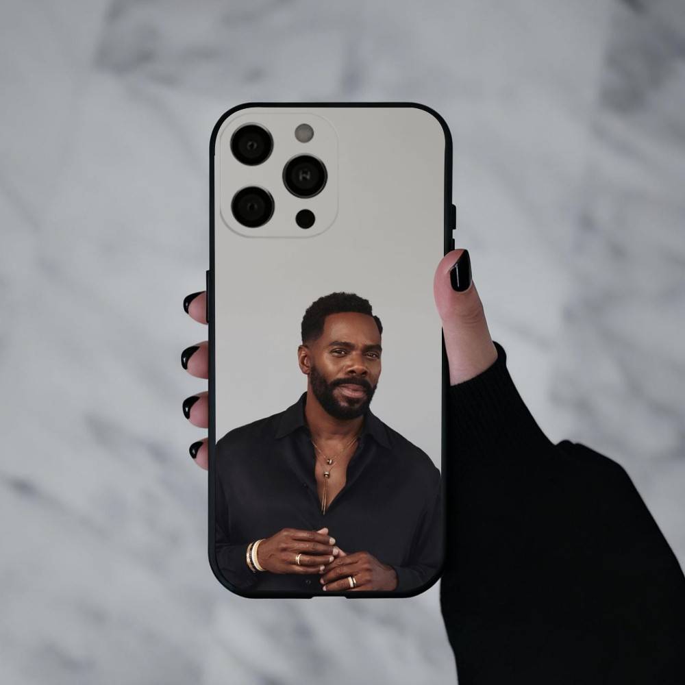 1PC Actor C-Colman D-Domingo  Phone Case For iPhone 17pro,16,15,14,13,12,11 Plus,Pro Max,XS,Soft Silicone Black Cover