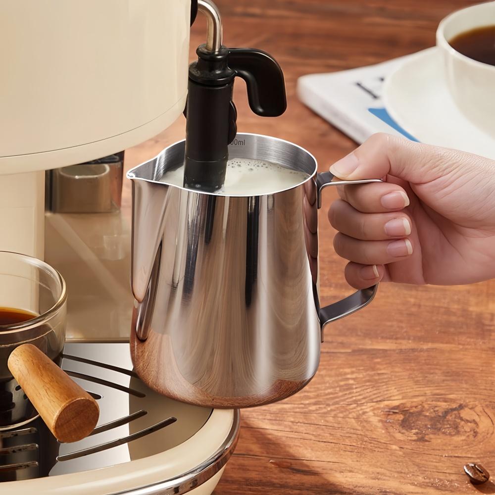 304 Stainless Steel Coffee Milk Frother Jug With Scale Cafe Barista Professional Steam Espresso Coffee Latte Art Kitchen Tools