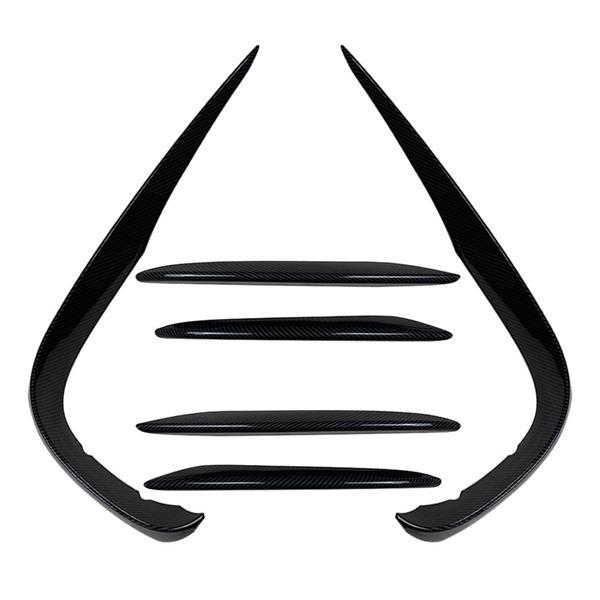 6-teiliger Frontstoßstangen-Spoiler für 2016-2020 Mercedes E-Klasse W213 E200/E260/E300