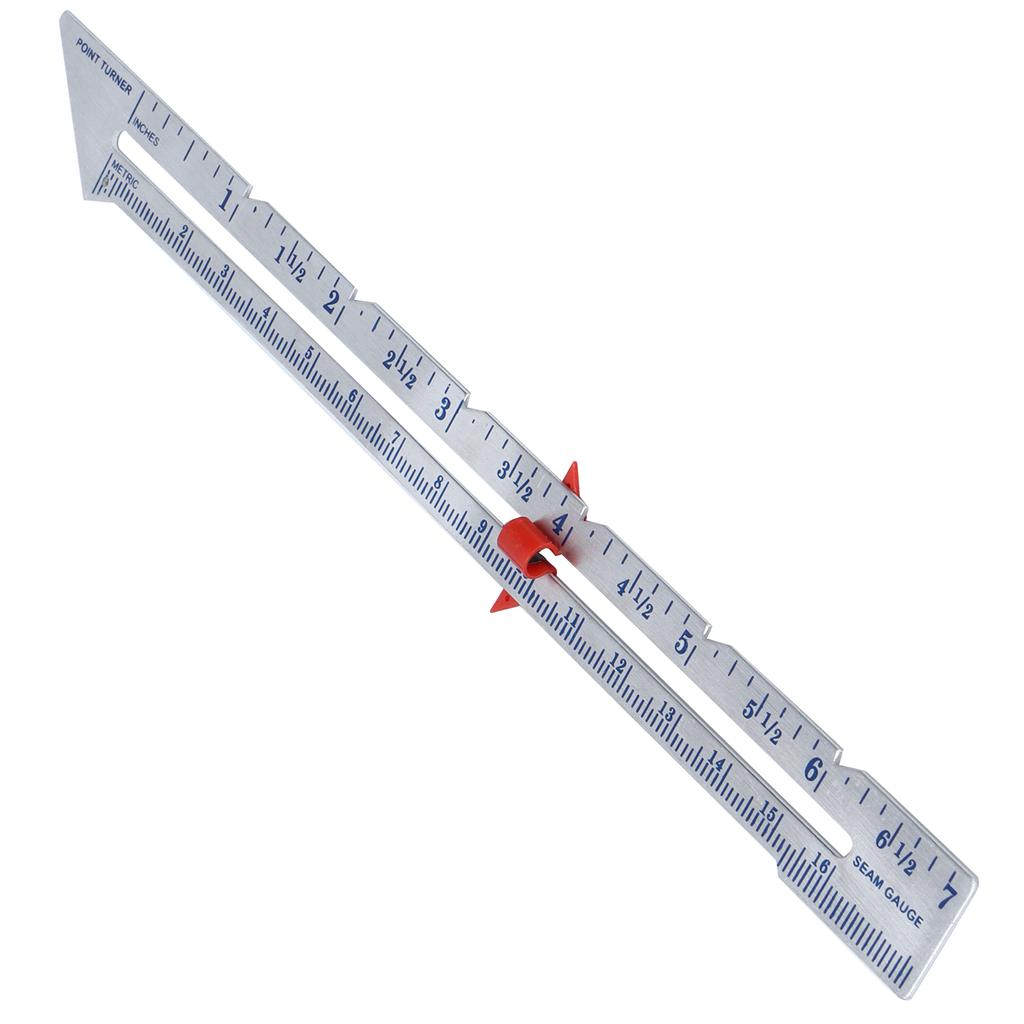 Quilting Ruler Seam Allowance Pointed Edge Sewing Measuring DIY Tools for Positioning Amount Button Margin Parallel