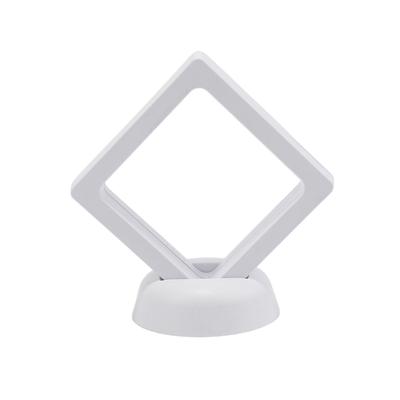 3D Floating Frame Display Box Ring Coin 3D Floating Frame 5/10PCS Holder Stand Box Multipurpose Storage Box Black White