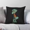 Squidward Twerking Square Pillowcase Polyester Linen Velvet Pattern Zip Decor Pillow Case Home Cushion Cover 45X45