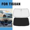 Parasol para parabrisas de coche VW Tiguan Golf Passat Jetta Touareg Cubierta parasol para ventana delantera Visera Protección UV para interior de automóvil