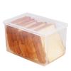Clear Bread Storage Box with Lid Multifunction Organize Box Household for Kitchen Dining Room Sealing Holder