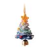 2026 Handmade Wool Knitted Mini Christmas Tree Ornaments for Car Interiors