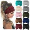 European & American Bohemian Sport Yoga Headband: Women's Wide Elastic Hair Accessory