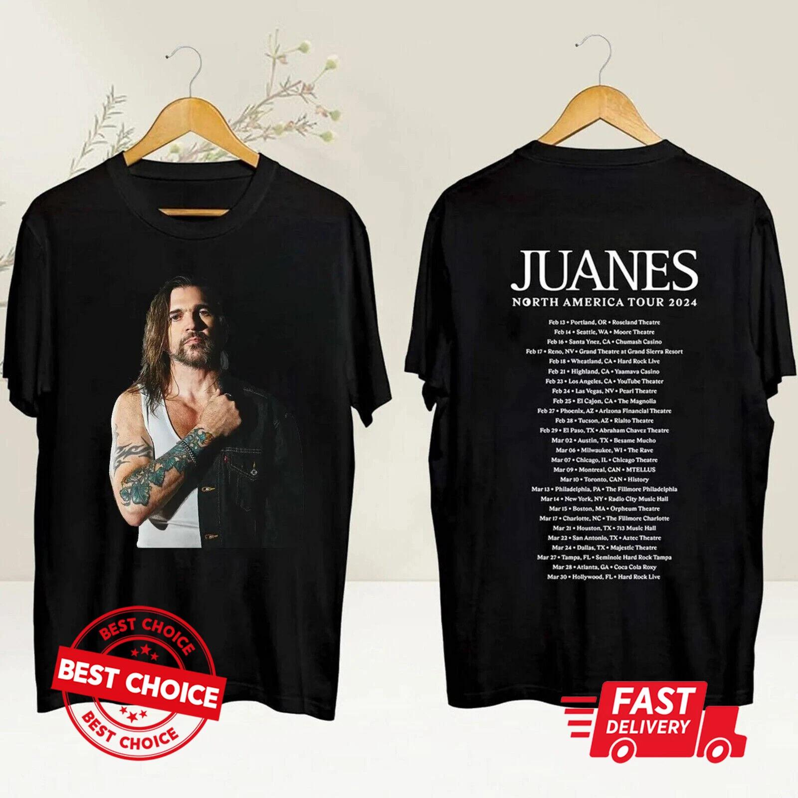 

Juanes North American 2024 Tour Men T-Shirt S-3XL Q7463 S
