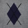 AMFEAST Chunky Funky Argyle Sweater Grey