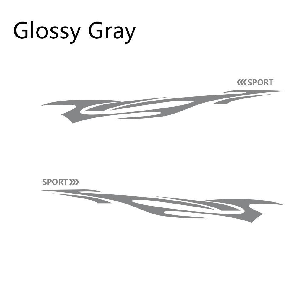 2pcs Car Long Side Sticker All SUV Vinyl For Qashqai Prado CRV Sportage Range Rover Tucson BMW Duster CX-5 Tuning