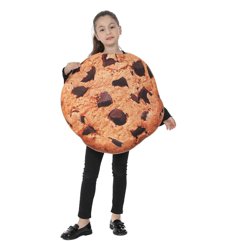 Lustiges Lebensmittel-Cosplay für Kleinkinder, Keksmilch-Kostüm für Kinder, Halloween-Kostüm für Jungen und Mädchen, Weihnachtsparty-Outfit