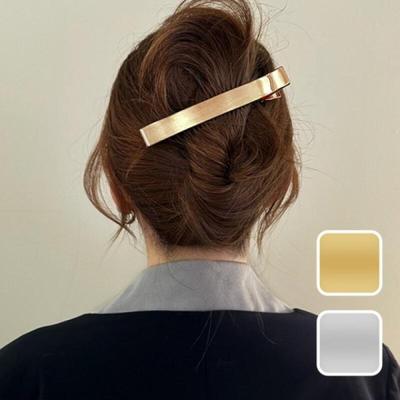 Half-up Metal Hair Clip Matte Updo Pin