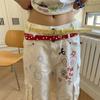 Leather Material Polka Dot Belt Polka Dot Pattern Retro Polka Belt Designer Leather Belt  For Women