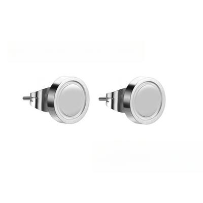 Popular Small Earrings Titanium Steel Color Gold Round High-end Earrings