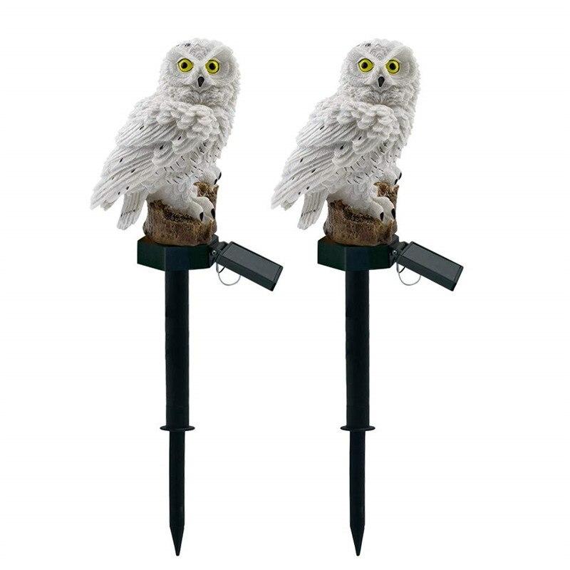 1/2pcs Solar Owl Garden Light Outdoor LED Lawn Lamp for Garden Decoration Waterproof Christmas Lights Outdoor Solar Lamp Post