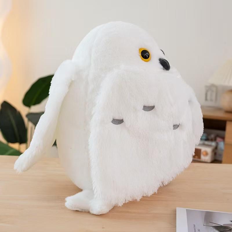 30/36cm Owl Doll Simulation Plush Toy Handmade Doll Cartoon Anime Cute Pillow Cushion Home Decoration Children's Birthday Gift D