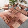 Creative Foliage Design Rug Durable Stain Resistant Floor Covering For Apartment Dormitory Office Space Stylish Ornament