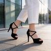 2019 Summer Womens Fashion Slipon Low Heel Sandals With Antislip Rubber Sole For Office Wear