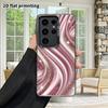 Phone Case: 2D Flat Samsung Galaxy A34 A35 M05 M06 S20 S22 S21 FE Plus 5G Protective Case, Couple Style, Wavy Pattern, Christmas and Halloween Gift