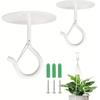 With Safety Buckle Plant Hooks Anti Falling Q-Hanger Hook Durable Ceiling Hooks  Home