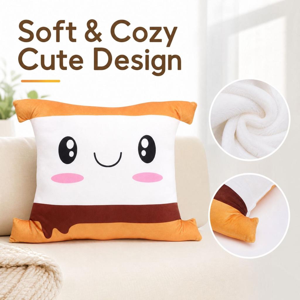 Cute Soft Plush Toy Stuffed Animal Doll for Home Decor and Play, Birthday Gift for Kids and Adults