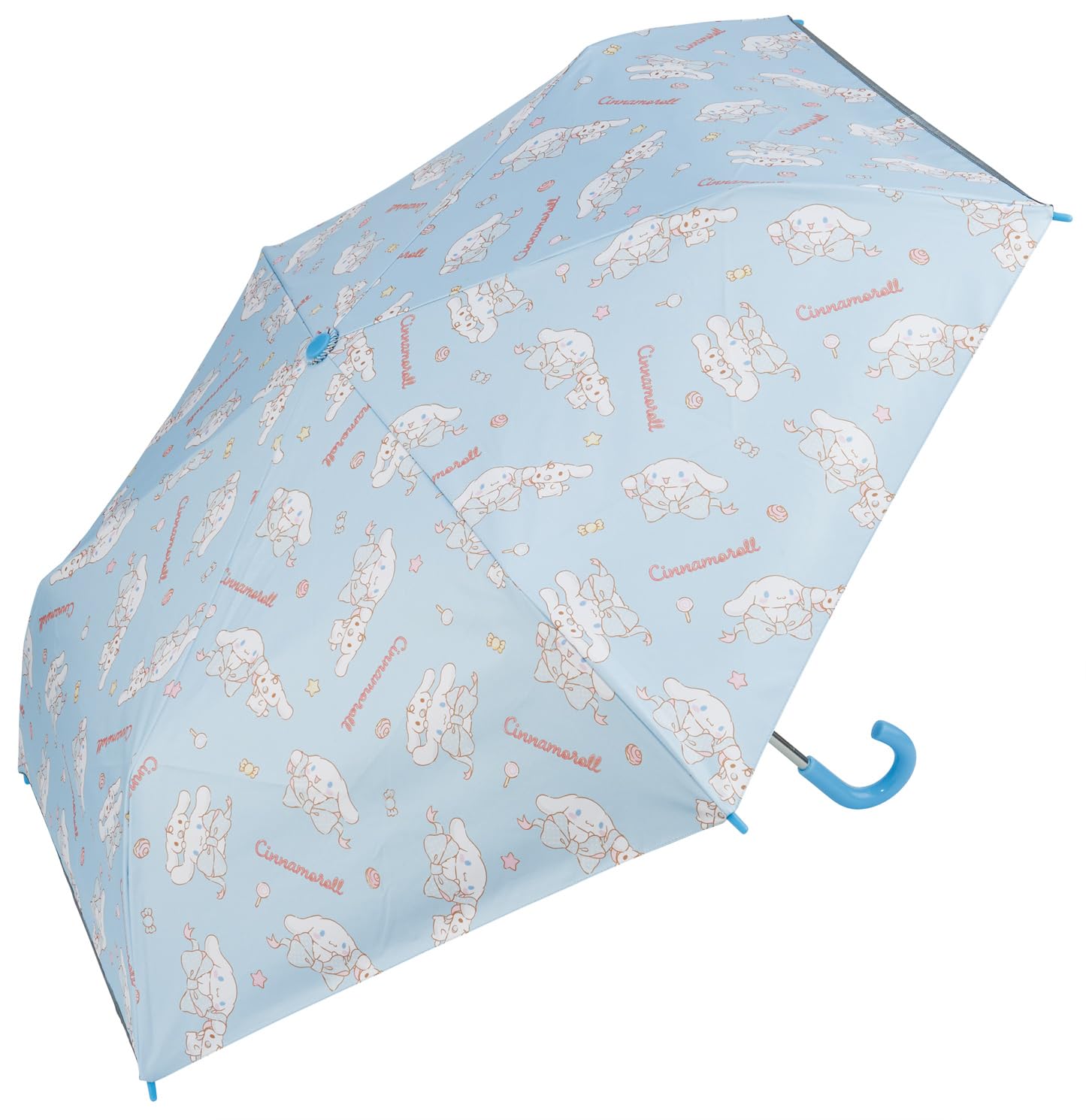 

Skater Folding Ages Manual Includes Dedicated UV 6 Suitable for Sun and Includes Dedicated Storage Sanrio Cinnamoroll Big Children s Parasol, 50cm,