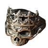 Dark Style Palace Skull Ring Retro Old Fashion Open Ring Creative Men's and Women's Ring