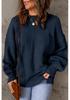 2025 Winter Women's Casual Loose Round Neck Sweater - European and American Style