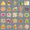 50 Mexico Travel Stickers Outdoor Mexico Landscape Landmark Decorative Water Cup Suitcase Stickers