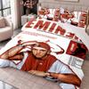 Eminem 3-teiliges Bettwäsche-Set Bettbezug mit zwei Kissenbezügen für Schlafzimmer Heimdekoration