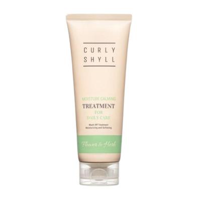 CURLYSHYLL Moisture Calming Hair Treatment | Keratin & Collagen Protein | Daily Hydration & Shine Care (250ml)