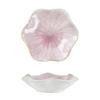Yousheng Soy Sauce Dish Plate, Ceramic Lotus Leaf Design, High-Temperature Fired Unique Texture Jewelry Holder, for Soy Sauce Dipping Vinegar