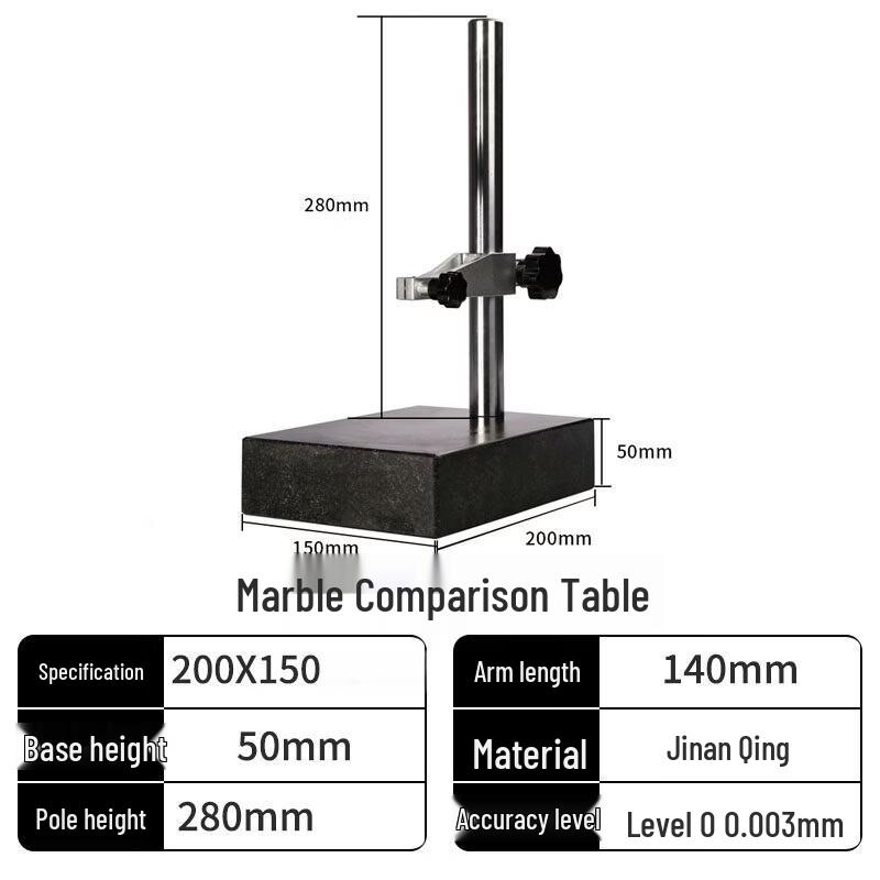 SHAHE Digital Dial Indicator Height Gauge with Comparison Table