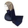 Long Islamic Turban Silk Women Headscarf Fashion Sequin Wraps Shawl  Female